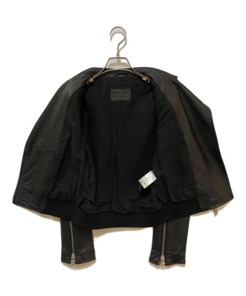 ALL SAINTS（オールセインツ）ALL SAINTS (オールセインツ) レザーライダースジャケット ブラック サイズ:34の古着・服飾アイテム