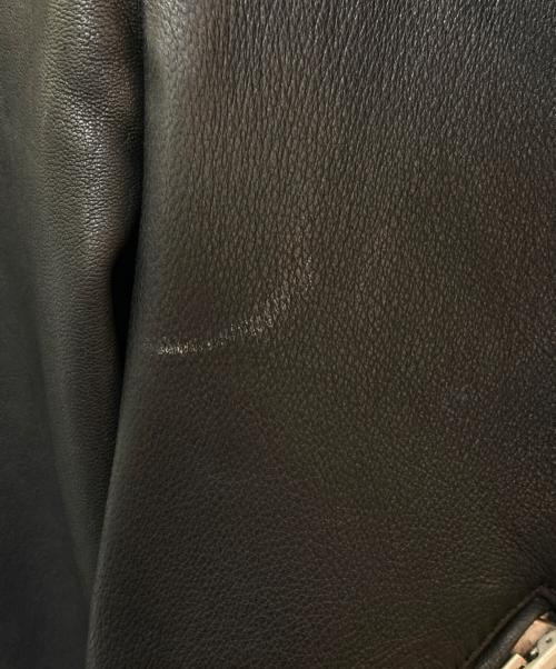 ALL SAINTS（オールセインツ）ALL SAINTS (オールセインツ) レザーライダースジャケット ブラック サイズ:34の古着・服飾アイテム