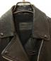 中古・古着 ALL SAINTS (オールセインツ) レザーライダースジャケット ブラック サイズ:34：8000円