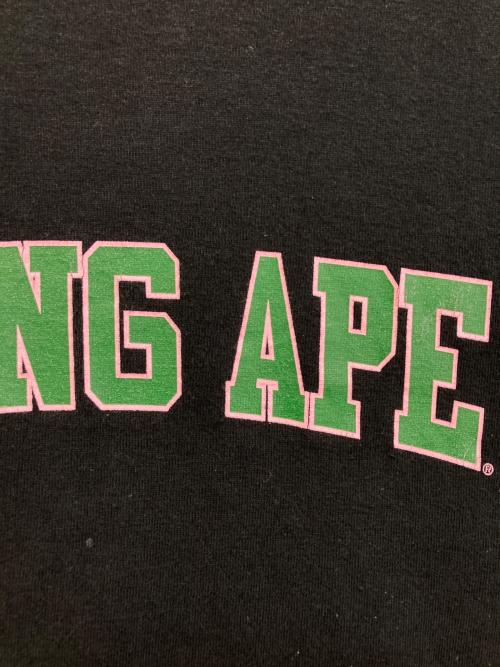 A BATHING APE（アベイシングエイプ）A BATHING APE (アベイシングエイプ) 00's プリントTシャツ ブラック サイズ:Lの古着・服飾アイテム