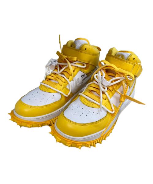 NIKE（ナイキ）NIKE (ナイキ) OFFWHITE (オフホワイト) AIR FORCE 1 MID SP　DR0500-101 イエロー サイズ:29の古着・服飾アイテム