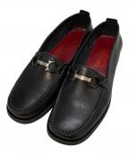 Salvatore Ferragamoサルヴァトーレ フェラガモ）の古着「ガンチーニレザーローファー」｜ブラック