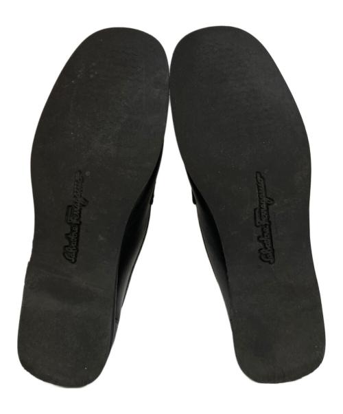 Salvatore Ferragamo（サルヴァトーレ フェラガモ）Salvatore Ferragamo (サルヴァトーレ フェラガモ) ガンチーニレザーローファー ブラック サイズ:5の古着・服飾アイテム