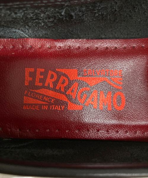 Salvatore Ferragamo（サルヴァトーレ フェラガモ）Salvatore Ferragamo (サルヴァトーレ フェラガモ) ガンチーニレザーローファー ブラック サイズ:5の古着・服飾アイテム