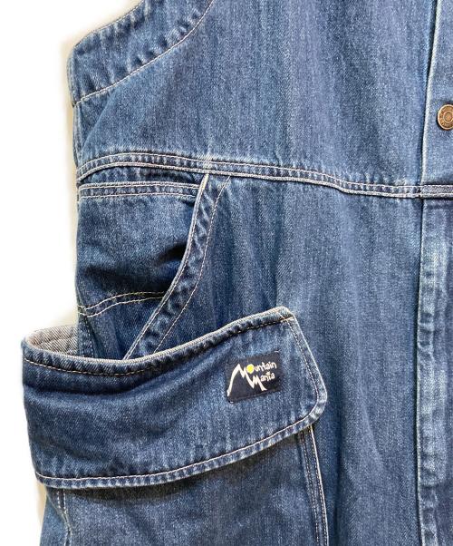 Mountain Mania（マウンテンマニア）Mountain Mania (マウンテンマニア) デニムオーバーオール インディゴ サイズ:Lの古着・服飾アイテム