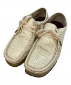 CLARKS×PACKER SHOEクラークス×）の古着「Wallabee Tam croc」｜ベージュ