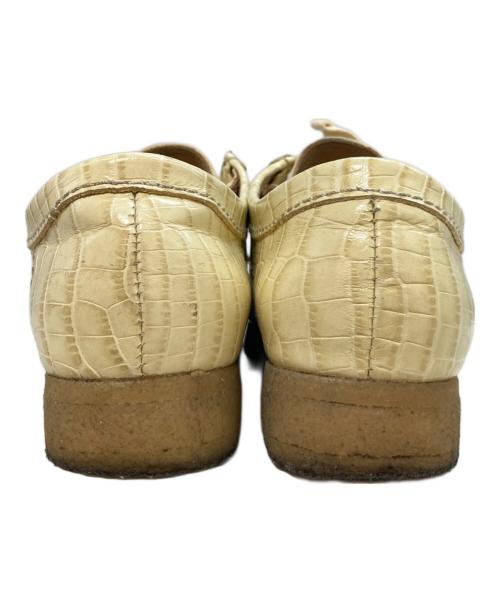 CLARKS（クラークス）CLARKS (クラークス) PACKER SHOE Wallabee Tam croc ベージュ サイズ:24.5の古着・服飾アイテム