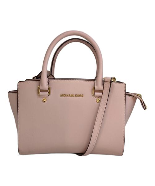 MICHAEL KORS（マイケル・コース）MICHAEL KORS (マイケルコース) 2WAYバッグ　30S3GLMS2L ピンクの古着・服飾アイテム