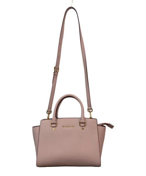 MICHAEL KORS（マイケル・コース）MICHAEL KORS (マイケルコース) 2WAYバッグ　30S3GLMS2L ピンクの古着・服飾アイテム
