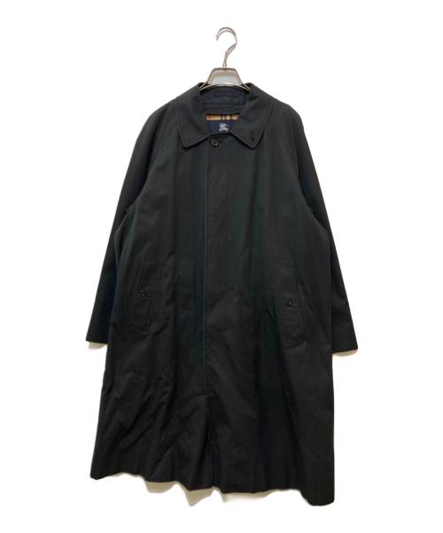 BURBERRY LONDON（バーバリーロンドン）BURBERRY LONDON (バーバリーロンドン) ステンカラーコート ブラック サイズ:不明(実寸をご参考下さい)の古着・服飾アイテム