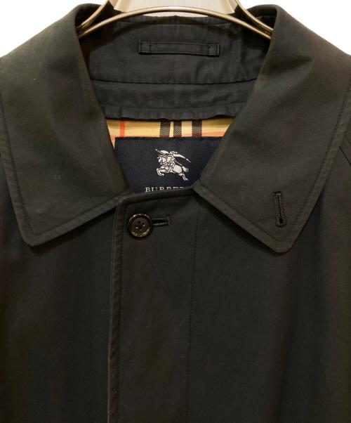 BURBERRY LONDON（バーバリーロンドン）BURBERRY LONDON (バーバリーロンドン) ステンカラーコート ブラック サイズ:不明(実寸をご参考下さい)の古着・服飾アイテム