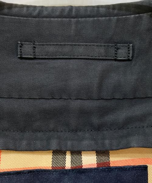 BURBERRY LONDON（バーバリーロンドン）BURBERRY LONDON (バーバリーロンドン) ステンカラーコート ブラック サイズ:不明(実寸をご参考下さい)の古着・服飾アイテム