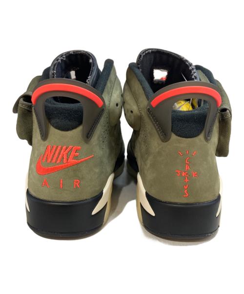 NIKE（ナイキ）NIKE (ナイキ) Travis Scott (トラヴィス・スコット) Air Jordan 6 Retro　CN1084-200 オリーブ サイズ:27の古着・服飾アイテム