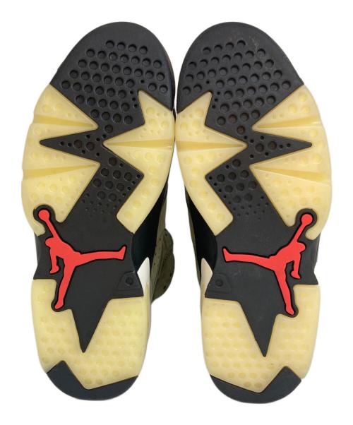NIKE（ナイキ）NIKE (ナイキ) Travis Scott (トラヴィス・スコット) Air Jordan 6 Retro　CN1084-200 オリーブ サイズ:27の古着・服飾アイテム