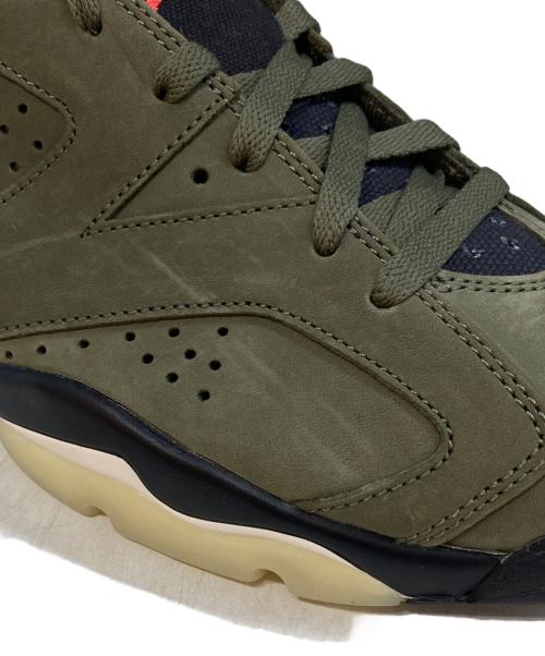 NIKE（ナイキ）NIKE (ナイキ) Travis Scott (トラヴィス・スコット) Air Jordan 6 Retro　CN1084-200 オリーブ サイズ:27の古着・服飾アイテム