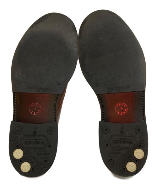 WHEEL ROBE（ウィールローブ）WHEEL ROBE (ウィールローブ) PLAIN TOE DERBY ブラウン サイズ:7 1/2の古着・服飾アイテム