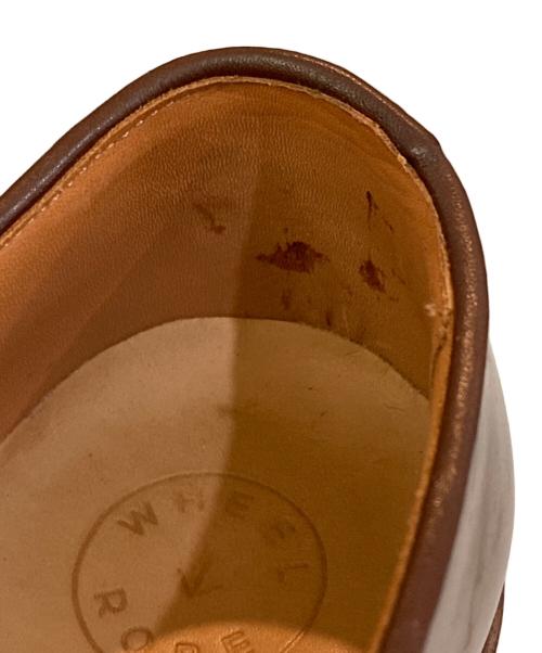 WHEEL ROBE（ウィールローブ）WHEEL ROBE (ウィールローブ) PLAIN TOE DERBY ブラウン サイズ:7 1/2の古着・服飾アイテム