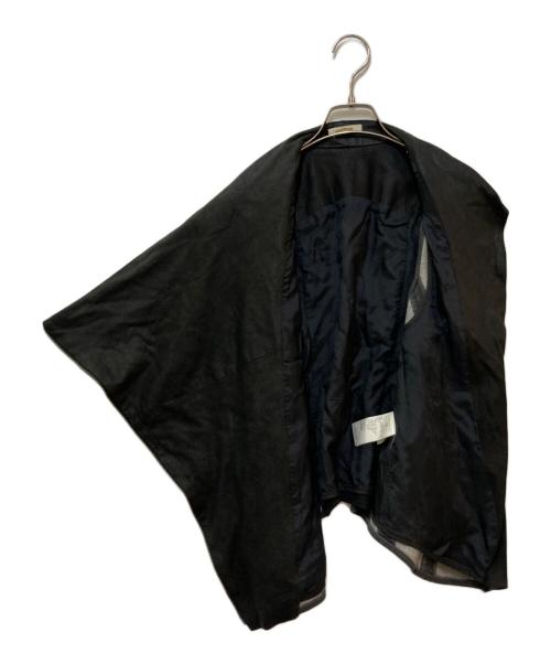 HELMUT LANG（ヘルムートラング）HELMUT LANG (ヘルムートラング) ブラックデニムレザー切替ベスト ブラック サイズ:Pの古着・服飾アイテム