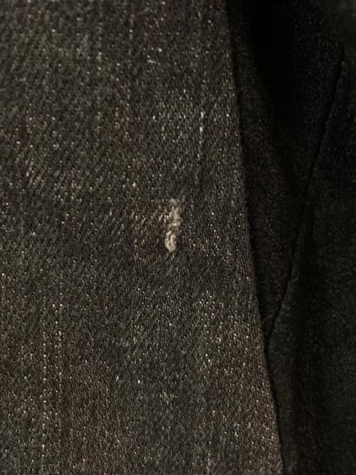 HELMUT LANG（ヘルムートラング）HELMUT LANG (ヘルムートラング) ブラックデニムレザー切替ベスト ブラック サイズ:Pの古着・服飾アイテム