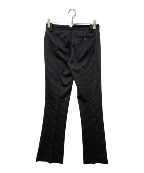 GUCCI（グッチ）GUCCI (グッチ) 2Bウールストライプジャケットセットアップ　ジャケット/145558 パンツ/146109 ブラック サイズ:38の古着・服飾アイテム
