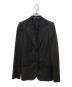 GUCCI (グッチ) 2Bウールストライプジャケットセットアップ　ジャケット/145558 パンツ/146109 ブラック サイズ:38：18000円