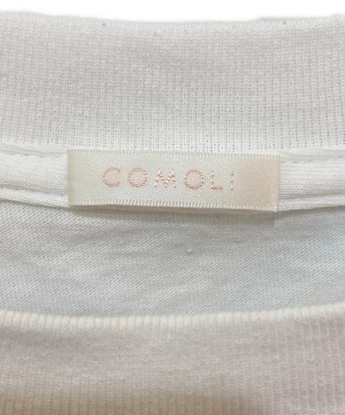 COMOLI（コモリ）COMOLI (コモリ) コットンジャージ 半袖Tシャツ ホワイト サイズ:4の古着・服飾アイテム