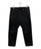 THE NORTHFACE PURPLELABELザ・ノースフェイス パープルレーベル）の古着「Webbing Belt Denim Pants」｜ブラック