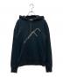 DIOR HOMME（ディオール オム）の古着「message print sweat parka　6BH3054309」｜ブラック