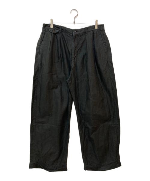 Graphpaper（グラフペーパー）Graphpaper (グラフペーパー) L'ECHOPPE (レショップ) 別注 MOLESKIN PT コットンリネン モールスキン パンツ　GM221-40250L ネイビー サイズ:2の古着・服飾アイテム