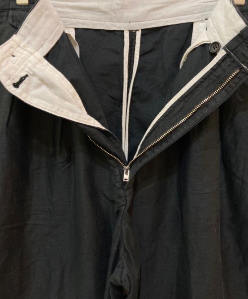 Graphpaper（グラフペーパー）Graphpaper (グラフペーパー) L'ECHOPPE (レショップ) 別注 MOLESKIN PT コットンリネン モールスキン パンツ　GM221-40250L ネイビー サイズ:2の古着・服飾アイテム