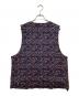 Engineered Garments (エンジニアードガーメンツ) フラワー織ベスト ネイビー サイズ:S：8000円