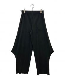 me ISSEY MIYAKE（ミーイッセイ ミヤケ）の古着「JUMP PLEATS PANTS　MI44KF377」｜ブラック