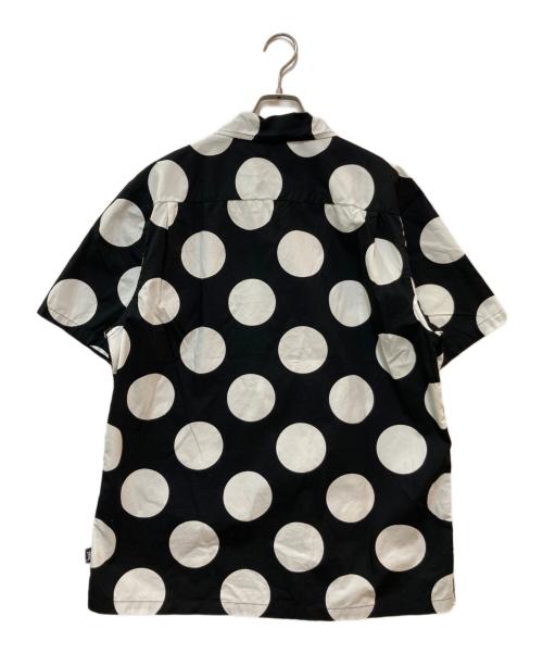 stussy（ステューシー）stussy (ステューシー) BIG DOT S/S SHIRT　111912 ブラック サイズ:Lの古着・服飾アイテム