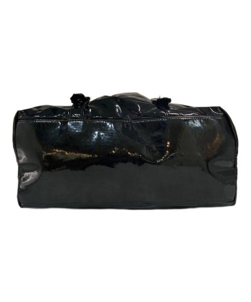 JUNYA WATANABE COMME des GARCONS（ジュンヤワタナベ コムデギャルソン）JUNYA WATANABE COMME des GARCONS ((ジュンヤワタナベ コムデギャルソン) エナメルハンドバッグ　JE-K205 ブラックの古着・服飾アイテム