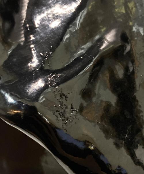 JUNYA WATANABE COMME des GARCONS（ジュンヤワタナベ コムデギャルソン）JUNYA WATANABE COMME des GARCONS ((ジュンヤワタナベ コムデギャルソン) エナメルハンドバッグ　JE-K205 ブラックの古着・服飾アイテム