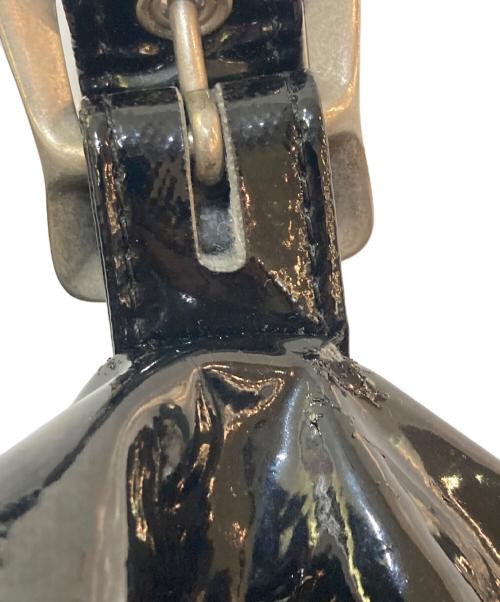 JUNYA WATANABE COMME des GARCONS（ジュンヤワタナベ コムデギャルソン）JUNYA WATANABE COMME des GARCONS ((ジュンヤワタナベ コムデギャルソン) エナメルハンドバッグ　JE-K205 ブラックの古着・服飾アイテム