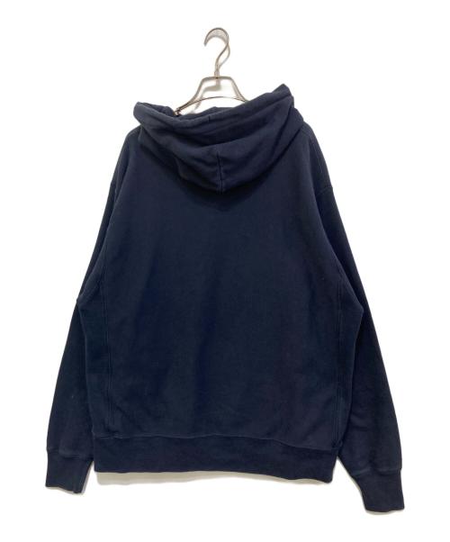 Champion REVERSE WEAVE（チャンピオン リバース ウィーブ）Champion REVERSE WEAVE (チャンピオン リバース ウィーブ) MoMA (モマ) プルオーバーパーカー ネイビー サイズ:Ｌの古着・服飾アイテム