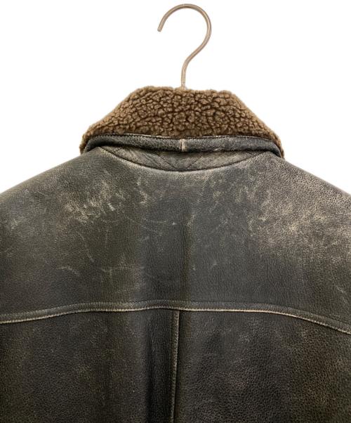 GAP（ギャップ）GAP (ギャップ) 裏ボアレザーコート ブラック サイズ:Sの古着・服飾アイテム