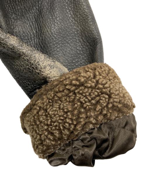 GAP（ギャップ）GAP (ギャップ) 裏ボアレザーコート ブラック サイズ:Sの古着・服飾アイテム