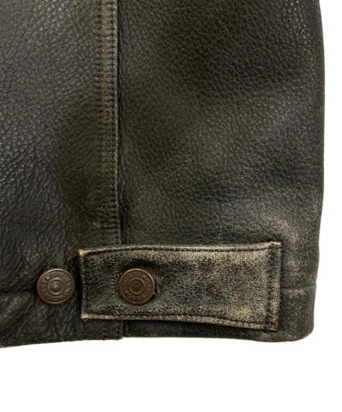 GAP（ギャップ）GAP (ギャップ) 裏ボアレザーコート ブラック サイズ:Sの古着・服飾アイテム