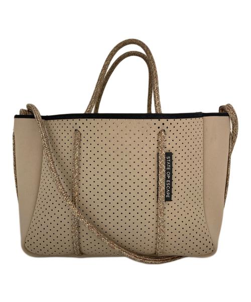 STATE OF ESCAPE（ステイトオブエスケープ）STATE OF ESCAPE (ステイトオブエスケープ) 2WAYバッグ ベージュの古着・服飾アイテム