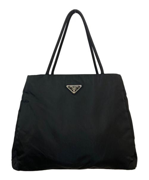 PRADA（プラダ）PRADA (プラダ) ナイロントートバッグ ブラックの古着・服飾アイテム