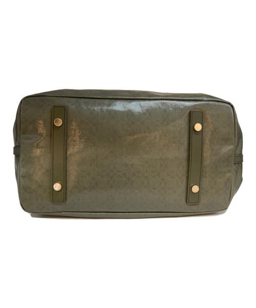 MACKINTOSH LONDON（マッキントッシュ ロンドン）MACKINTOSH LONDON (マッキントッシュ ロンドン) コーティングトートバッグ オリーブの古着・服飾アイテム