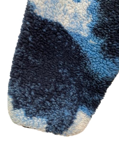 THE NORTH FACE（ザ ノース フェイス）THE NORTH FACE (ザ ノース フェイス) Supreme (シュプリーム) Bleached Denim Print Fleece Jacket ブルー サイズ:Mの古着・服飾アイテム