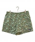 Patagoniaパタゴニア）の古着「Baggies Short-5inch Alligators and Bullfrogs: Kale Green　57021」｜グリーン