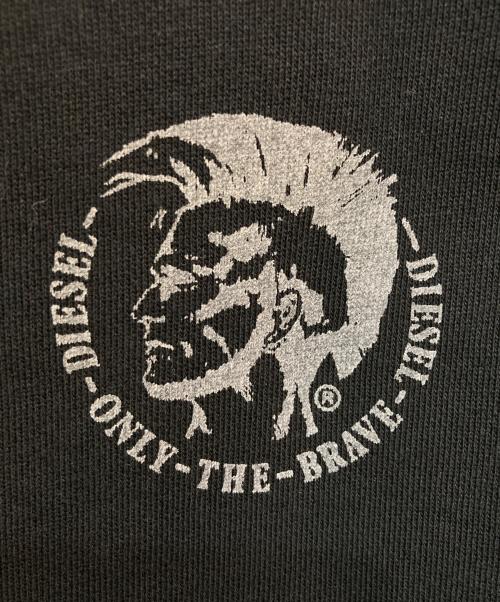 DIESEL（ディーゼル）DIESEL (ディーゼル) ジップパーカー ブラック サイズ:Lの古着・服飾アイテム