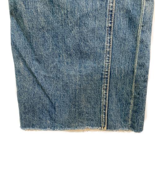 SLY（スライ）SLY (スライ) DOUBLE BELT WIDE FLARE PT-C インディゴの古着・服飾アイテム