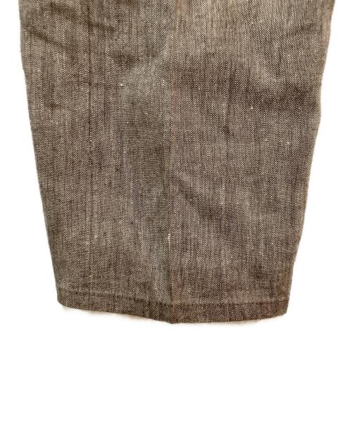 giab's ARCHIVIO（ジャブス アルキヴィオ）giab's ARCHIVIO (ジャブス アルキヴィオ) MASACCIO イージースラックス ブラウン サイズ:46の古着・服飾アイテム