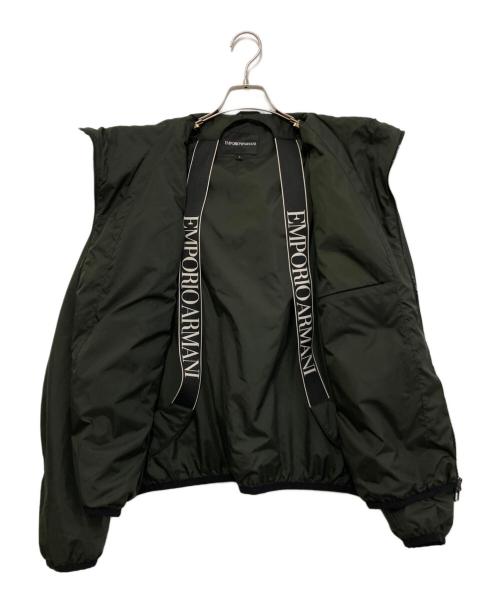 EMPORIO ARMANI（エンポリオアルマーニ）EMPORIO ARMANI (エンポリオアルマーニ) 中綿ジャケット ブラック サイズ:Mの古着・服飾アイテム