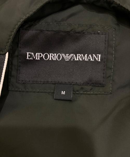EMPORIO ARMANI（エンポリオアルマーニ）EMPORIO ARMANI (エンポリオアルマーニ) 中綿ジャケット ブラック サイズ:Mの古着・服飾アイテム